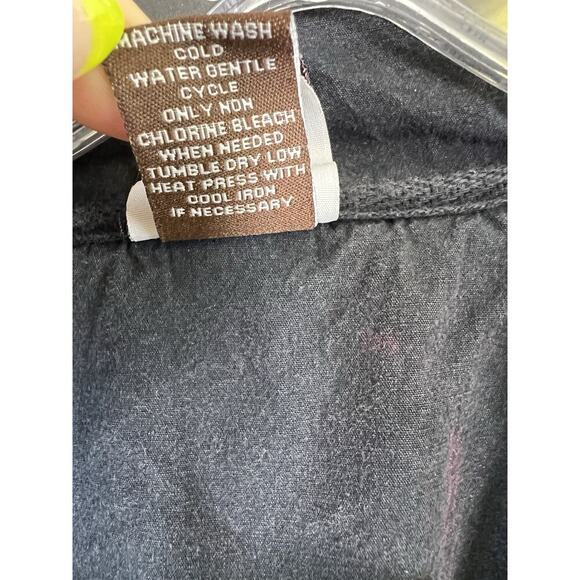 The Black Dog Sweatshirt Black 1/4 Zip Pullover Vintage Collection Womens Medium - Picture 5 of 11